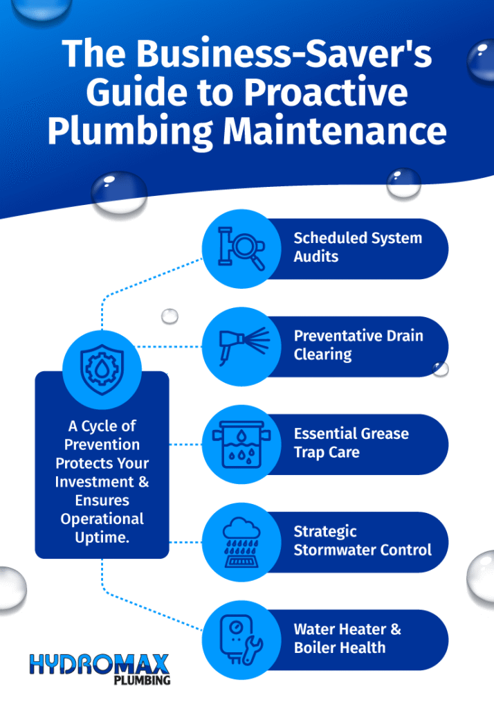 Proactive plumbing maintenance guide for businesses to ensure efficiency and prevent issues.