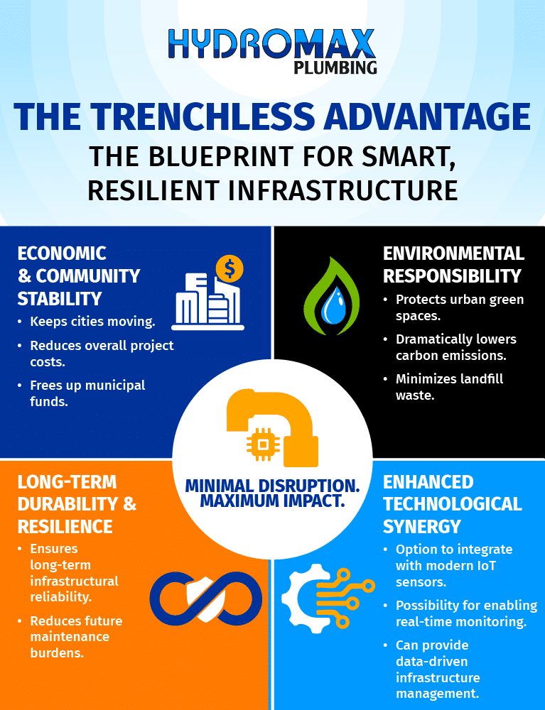 Discover the trenchless advantage for sustainable, cost-effective infrastructure solutions.