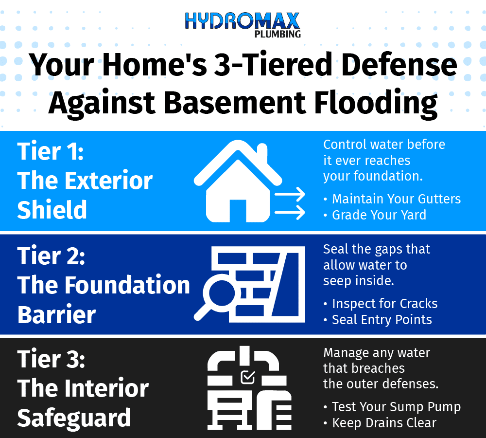 Effective exterior shield solutions to prevent basement flooding and protect your homes foundation.